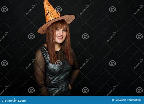 Orange witchy hat